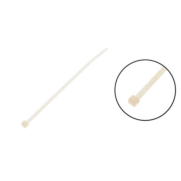 [83740] 4 In. Clear Wire Ties Motormite