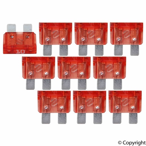 [214810] 214810 - Fuse Pk Of 10 Red Atc 10amp  Flosser
